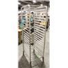 Image 1 : 20 TIER ALUMINUM BUN RACK 20.25" X 26" X 70"