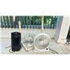 Image 3 : 2 ELECTRIC FLOOR FANS & 3 ELECTRIC TABLE TOP FANS