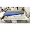 Image 3 : FORENTA COMMERCIAL FOOT OPERATED STEM PRESS / IRON TABLE WITH NEW IRON BOARD COVER