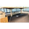 Image 2 : WHITE 96"W X 48"D X 29"H MODERN BOARDROOM TABLE