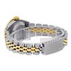 Image 6 : Rolex Ladies Two Tone 18K Yellow Gold And Steel Black Diamond And Sapphire Quick