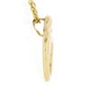 Image 3 : 14K Yellow Gold Embracing Mother & Child Polished Pendant w/ 18.5" Cable Chain