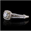 Image 2 : 0.90 ctw CENTER Diamond 14K Yellow Gold Unity Ring (1.61 ctw Diamonds)