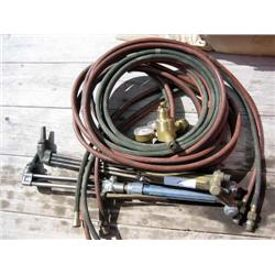 (2) TORCHES AND HOSE