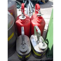 (4) GAS CANS