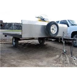 2 PLACE SNOMOBILE TILT DECK TRAILER