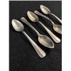 Image 2 : 5 Vintage Small Coffee Spoons