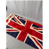 Image 1 : Vintage Nautical Flags 36" x 38" - Canadian Red Ensign (Green Leaves) and Union Jack (Originally fro