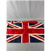 Image 2 : Vintage Nautical Flags 36" x 38" - Canadian Red Ensign (Green Leaves) and Union Jack (Originally fro
