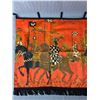 Image 2 : Mid Century Modern 1960s Tibor Reich Silk Screen Printed Textile Atournament Design 322A England and