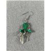 Image 2 : A Fabulous Pair of Turqouise and Crystal Drop Earrings