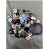 Image 2 : Bag Of Bead Necklaces, Shell Necklaces & Clip On/ Pierced Earrings