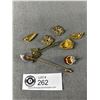 Image 2 : Vintage Lot Of Pins & Earrings