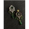 Image 2 : Pair of Vintage Rhinestones Earrings