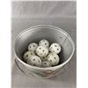 Image 2 : 19 Practice Golf Balls w/ Metal 6.5" Pail