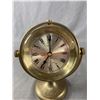 Image 2 : Vintage Brass Ship's Time Quartz Table Clock