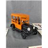 Image 2 : Vintage Cast Iron School Bus + Road Maps