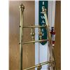 Image 2 : Nice Vintage Brass Art Easel 68" Tall NO SHIPPING