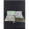 Image 1 : Lot of 9 Vintage BC License Plates