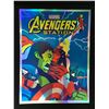 Image 1 : LTD. EDITION ARTIST SIGNED MARVEL AVENGERS STATION 18 X 22 POSTER