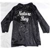 Image 1 : Ric Flair Autographed Black Wrestling Robe "Nature Boy, 16X, WOOOOO" JSA
