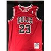 Image 3 : MICHAEL JORDAN SIGNED CHICAGO BULLS MITCHELL AND NESS BASKETBALL JERSEY (UPPER DECK COA)