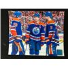 Image 1 : MCDAVID, DRAISAITL,BOUCHARD TRIPLE SIGNED 8 X 10 (GCG HOLO)
