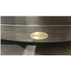 Image 2 : RATANA CANOVA 42" ROUND WOOD GRAIN LOOK CAST ALUMINUM PROPANE OUTDOOR FIRE TABLE WITH LID & BOX OF