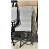 Image 2 : PAIR OF MALLIN DIRECT MODELED BROWN CAST ALUMINUM BEIGE CUSHIONED OUTDOOR PATIO BAR HEIGHT SWIVEL