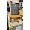Image 2 : PATIOFLARE PF10078 TEAK WOOD / BLACK 3PCS OUTDOOR LAKESIDE LAZY LOUNGER SET *IN BOX*