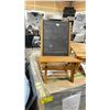 Image 2 : PATIOFLARE PF10078 TEAK WOOD / BLACK 3PCS OUTDOOR LAKESIDE LAZY LOUNGER SET *IN BOX*