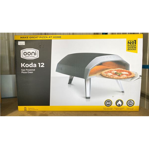 OONI KODA 12 STAINLESS STEEL GAS FUEL OUTDOOR PIZZA OVEN *IN BOX*