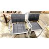 Image 2 : RATANA BLACK/GREY 6 PCS OUTDOOR PATIO SET INCLUDING TWO BAR STOOLS - 1: 40"H BAR STOOL & 1: 44"H