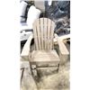 Image 2 : ASHLEY SUNDOWN GREY/BROWN COMPOSITE OUTDOOR ADIRONDACK CHAIR