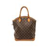Image 1 : Louis Vuitton Brown Monogram Canvas Lockit Vertical Tote Bag