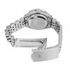 Image 8 : Rolex Ladies Stainless Steel Silver Index Diamond Bezel Date Wristwatch With Rol