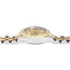 Image 6 : Rolex Ladies 18K Gold And Steel Champagne Index Diamond Bezel Hidden Clasp Datej