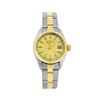 Image 3 : Rolex Ladies Two Tone Gold And Steel Champagne Dial Oyster Band Watch With Rolex
