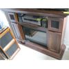 Image 1 : ELECTRIC FIREPLACE W/ENTERTAINMENT STAND SURROUND/MANTLE