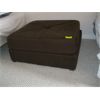 Image 1 : LG. BROWN PADDED FOOTSTOOL