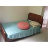 Image 1 : DOUBLE BEDFRAME W/MATTRESS & PILLOWS