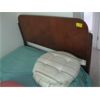 Image 2 : DOUBLE BEDFRAME W/MATTRESS & PILLOWS