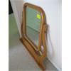 Image 2 : PINE FRAMED BEVEL EDGE MIRROR W/HARP HOLDER