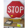 Image 1 : STOP SIGN & LOT OF SM. REFLECTORS
