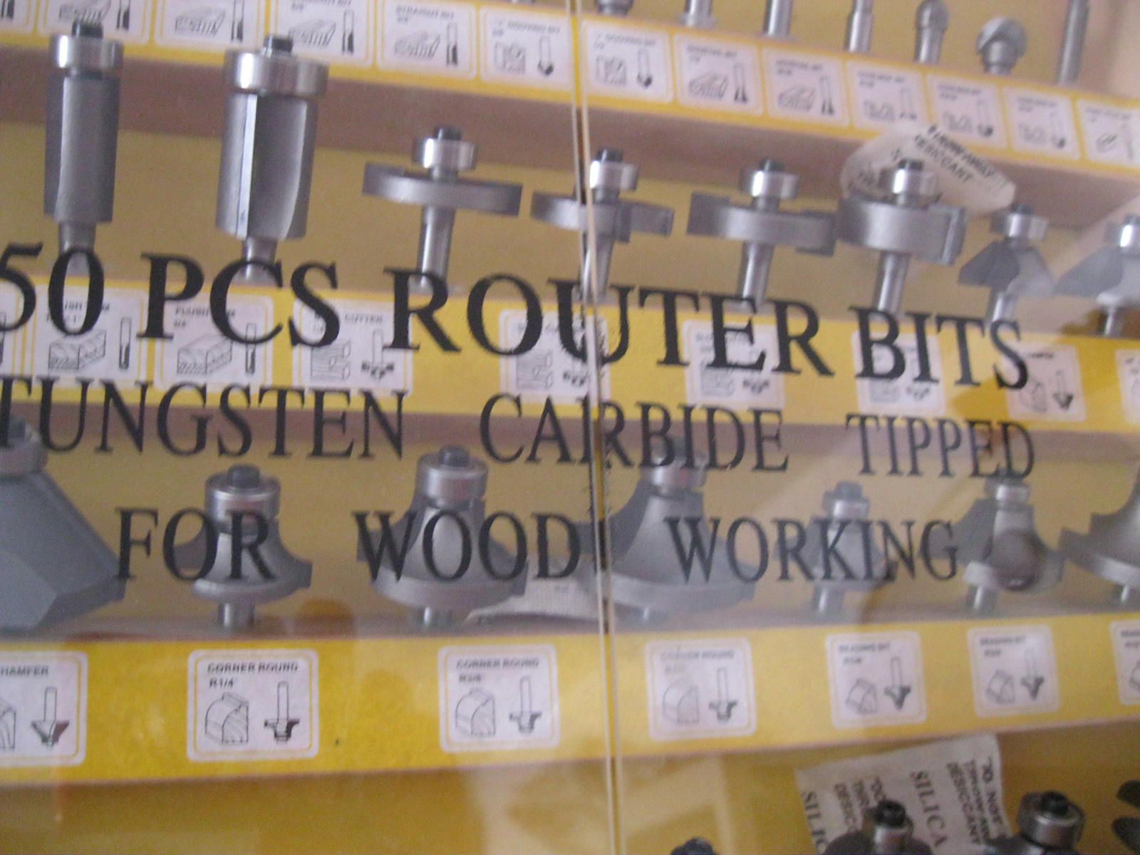 Spoon Router Bit 50 PIECE ROUTER BIT SET