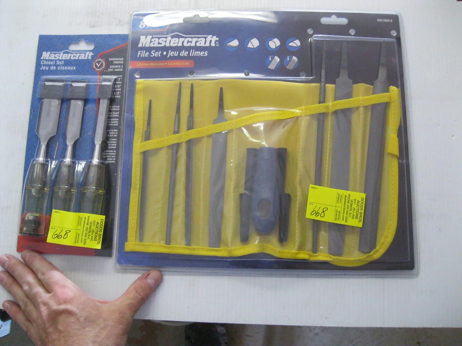 FILE SET & A CHISEL SET