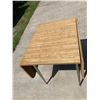 Image 2 : WALTER OF WABASH DROP LEAF TABLE - NEEDS MECHANISM TO HOLD LEAVES UP