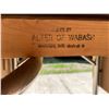 Image 4 : WALTER OF WABASH DROP LEAF TABLE - NEEDS MECHANISM TO HOLD LEAVES UP
