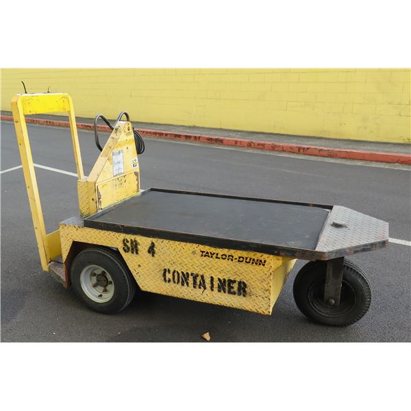 Taylor-Dunn SC1-59 Stock Chaser Warehouse Cart (Works - Battery Charge Does Not Last Long)