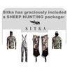 Image 2 : 2025 ALBERTA BIGHORN SHEEP HUNT RAFFLE AND SITKA SHEEP HUNTING PACKAGE